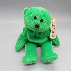 Plushland "Louis Fruitbeary" Green Teddy Bear Vintage 9" Plush Toy